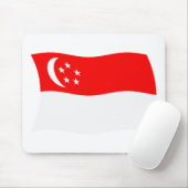 Singapur-Flagge-Mauspad Mousepad (Mit Mouse)