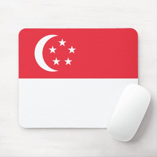 Singapur-Flagge Mousepad (Mit Mouse)