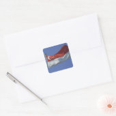 Singapur-Flagge Quadratischer Aufkleber (Umschlag)
