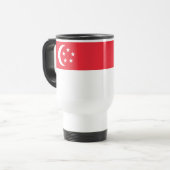 Singapur-Flagge Reisebecher (Vorderseite Links)