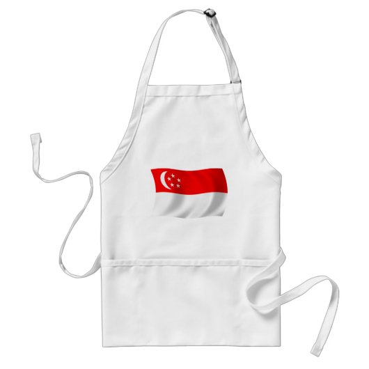 Singapur-Flagge-Schürze Schürze (Vorne)