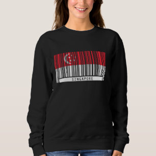 Singapur-Flagge Singapur Heritage Barcode Singap Sweatshirt