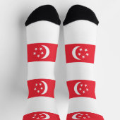 Singapur-Flagge Socken (Oben)