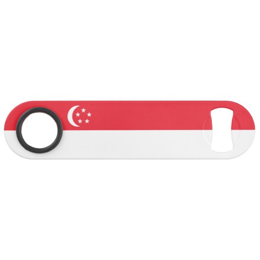 Singapur-Flagge Speed Flaschenöffner (Vorderseite (Horizontal))