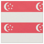 Singapur-Flagge Stoff (Nahaufnahme)