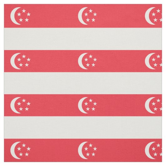 Singapur-Flagge Stoff (Muster)