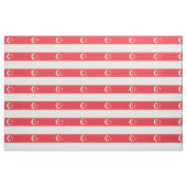 Singapur-Flagge Stoff (Fat Quarter (45,7 x 55,9 cm))