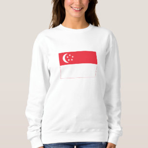 Singapur-Flagge Sweatshirt