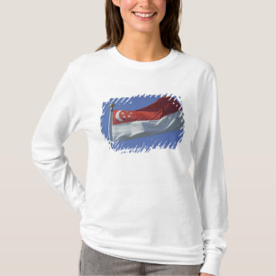 Singapur-Flagge T-Shirt