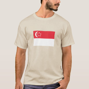 Singapur-Flagge T-Shirt