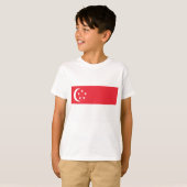 Singapur-Flagge T-Shirt (Vorne ganz)