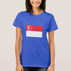 Singapur-Flagge T-Shirt