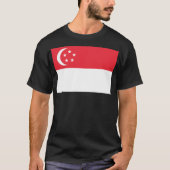 Singapur-Flagge T-Shirt (Vorderseite)
