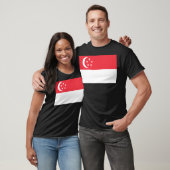 Singapur-Flagge T-Shirt (Unisex)