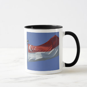 Singapur-Flagge Tasse