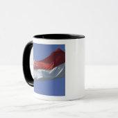 Singapur-Flagge Tasse (Vorderseite Links)