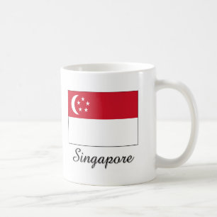 Singapur-Flaggen-Entwurf Kaffeetasse