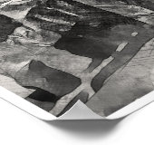 Singapur Flea Market - Pen and Wash Zeichnend Prin Poster (Ecke)