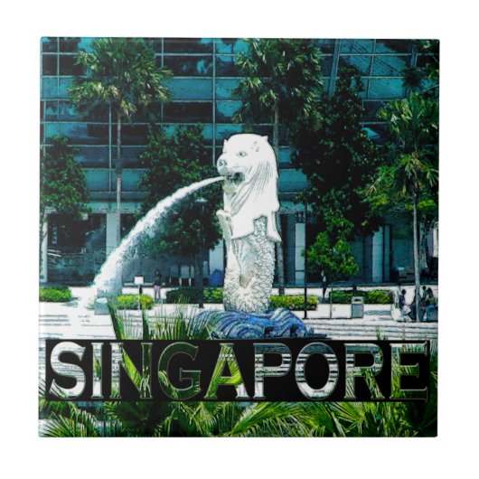 Singapur Fliese (Vorderseite)