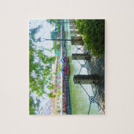 Singapur-Fluss-Ufergegend an Laubsäge Clarkes Quay Puzzle