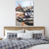 Singapur Flussaufbereitung - Leinwand Art Print (Insitu (Schlafzimmer))