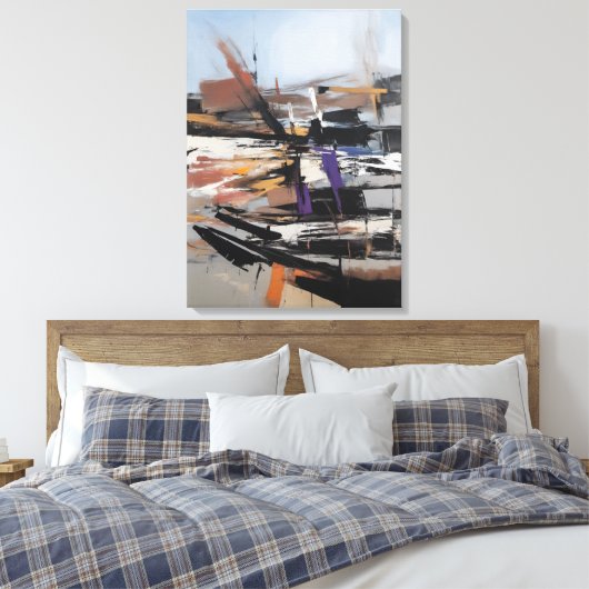 Singapur Flussaufbereitung - Leinwand Art Print (Insitu (Schlafzimmer))