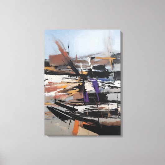 Singapur Flussaufbereitung - Leinwand Art Print (Vorderseite)