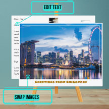 Singapur Flyer & Marina Bay Sands Modern