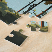 Singapur Gärten by Bay Reisen Vintag Puzzle (Seite)