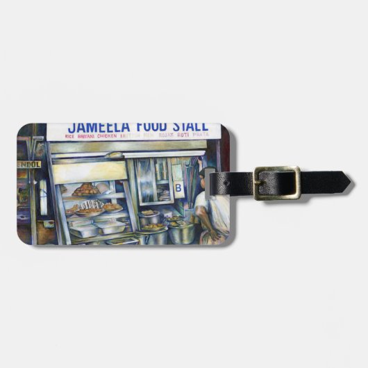 Singapur Gepäckanhänger (Vorderseite horizontal)