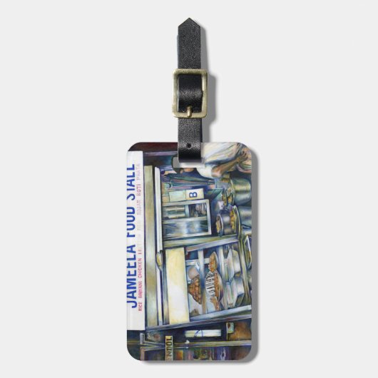 Singapur Gepäckanhänger (Vorderseite vertikal)