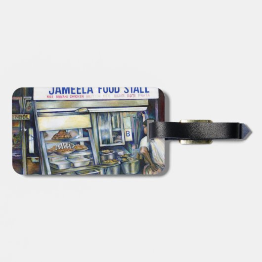 Singapur Gepäckanhänger (Rückseite horizontal)