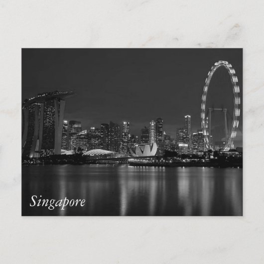 Singapur Greetings Postkarte (Vorderseite)