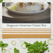 Singapur Hainanese Chicken Rice Kitchen Handtuch (Gefaltet)