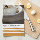 Singapur Hainanese Chicken Rice Kitchen Handtuch (Viertel Falte)
