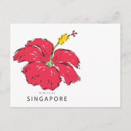 SINGAPUR HIBISKUS COLLECTION POSTKARTE