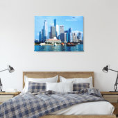 Singapur-Image für Canvas Print Leinwanddruck (Insitu (Schlafzimmer))