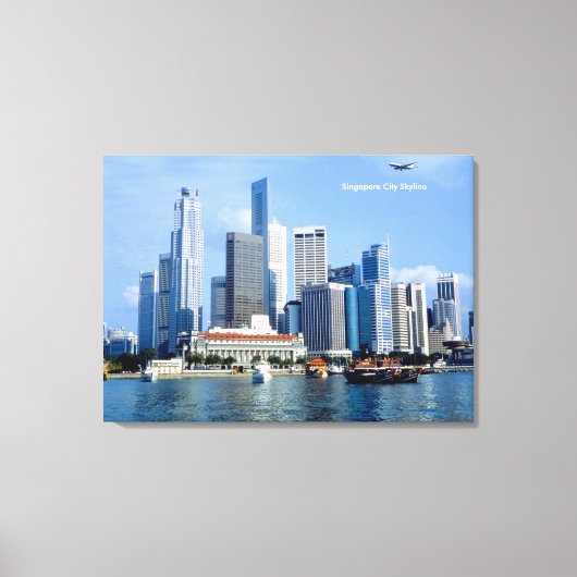 Singapur-Image für Canvas Print Leinwanddruck (Vorderseite)