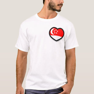 Singapur in meinem Herz-Mann-Shirt T-Shirt