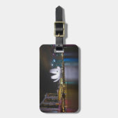 Singapur-Jachthafen Bucht Gepäckanhänger (Vorderseite vertikal)