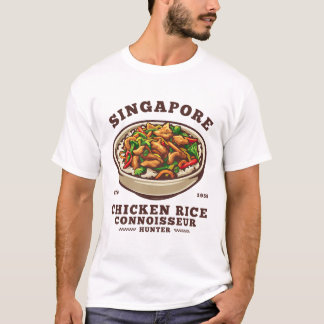 Singapur: Jäger von Hühnchenreis-Kennern T-Shirt