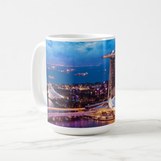 Singapur-Kaffee-Tasse Kaffeetasse (Vorderseite Links)