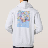 Singapur-Karte Hoodie (Rückseite)