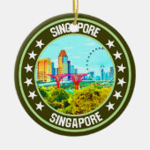 Singapur Keramik Ornament (Vorne)