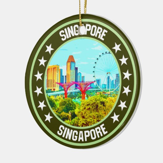 Singapur Keramik Ornament (Links)