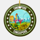 Singapur Keramik Ornament (Hinten)