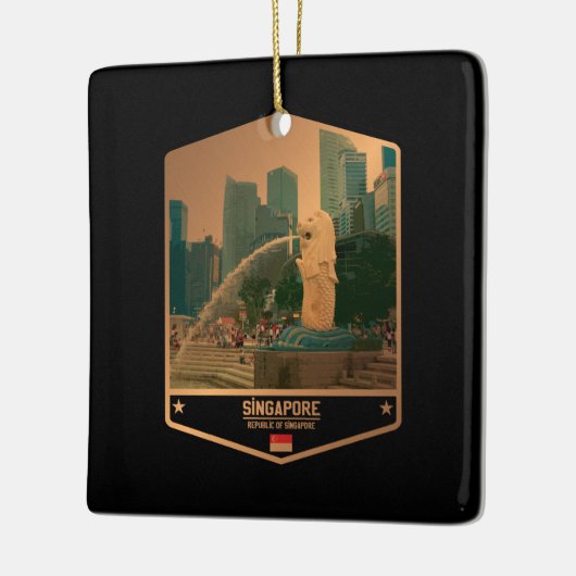 Singapur Keramikornament (Links)