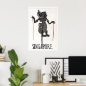 Singapur Kunst Asien Reiseplakat Singapur Poster (Heimbüro)