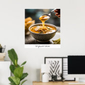 Singapur Laksa - Archival Print Poster (Heimbüro)