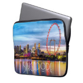 Singapur Laptopschutzhülle (Vorderseite Links)